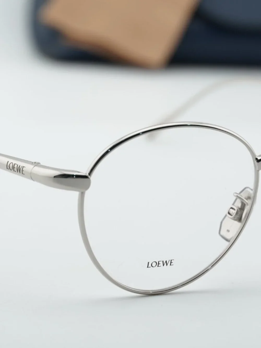 Loewe LW50087U 016 Square Eyeglasses - Shiny Palladium 49mm